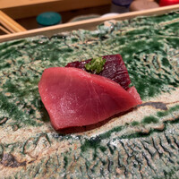 鮨西光 - 戸井の本鮪と、ミンククジラ。