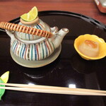 赤坂松葉屋 - 松茸土瓶蒸しと小鉢
