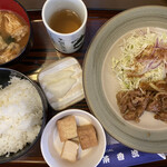 茶香流 - 焼肉定食　770円　ドリンク付