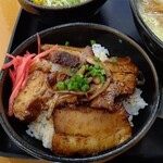 Touson - 豚丼(小)セット