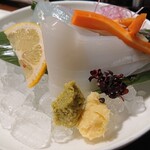 和食居酒屋 旬門 - 白いか（半身）