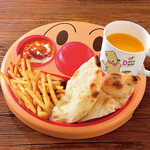 インドカリーダイニング コバラヘッタ - KINDS MENU ニコニコお友達プレート