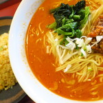 横浜中華　王記厨房 - タンタン麺＋半チャーハンセット