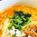 横浜中華　王記厨房 - ほうれん草