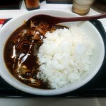 吉野家 - 肉だくハヤシライス＋ご飯大盛り