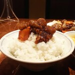 慶福楼 - 酢豚オンザライス