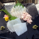 なみはな - カワハギとアオリイカ