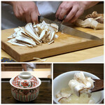 片折 - ＊余計なお味付けはせず、松茸本来の旨味を活かした品。美味しい。