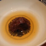 銀座 しのはら - 栗の渋皮煮の唐揚げ