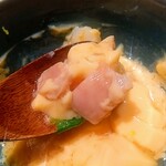 甲陽園 すし佳 - 蛤の茶碗蒸し