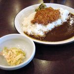 とんかつ濱かつ - 浜勝生まれのかつカレー（コールスロー付き）