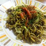 仕上げの焼きそば〜