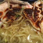 鶏そば ひでよし - 卓上の調味料で味変(2021.9.20)