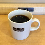 BECK'S COFFEE SHOP - ブレンドコーヒーS250円
