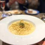 デリリウムカフェ 銀座 - 生うにのクリームパスタ 1780円