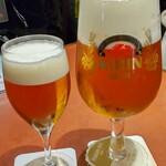 キリンシティ - 左は普通サイズのクラフトビール