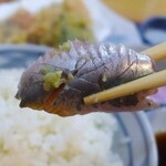 食事処 たちばな - イワシの刺身