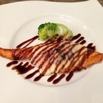 ワンシーン - サーモンのラタトゥイユチーズ焼き