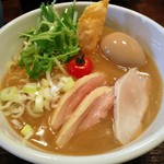 麺や而今 - 禁断の冷や冷や鶏白湯2（2012/6）