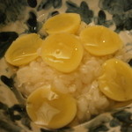 割烹 喜作 - 24年12月　愛知産銀杏の飯蒸し