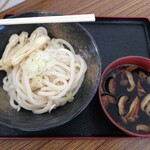 安藤製麺 - なすときのこのつけ汁うどん 大 440円