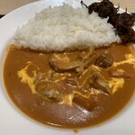 マイカリー食堂 - バターチキンカレー大盛です。（2021年11月）