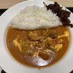 マイカリー食堂 - バターチキンカレー大盛です。（2021年11月）