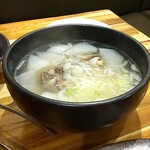 炭火焼肉みや - テールスープです