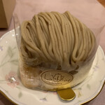 ラ・テイエ - 前回テイクアウトした安曇野の栗を使ったモンブラン