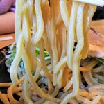 めん処 酒家 咲はる - モチモチとした食感の太麺(つけ麺)