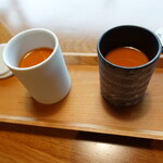 メゾン ケイ - デザート2：ほうじ茶のパンナコッタ