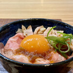 麺道 千鶏 - チャーシューご飯@350円