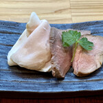 麺道 千鶏 - 特製中華そば@1,250円のチャーシュー