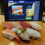 お魚天国 海鮮食事処 - 平日ランチ7貫セット