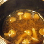 割烹 喜作 - 24年12月　なめこの味噌汁