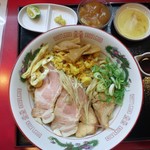 ラーメンたんろん - 冷やしぶっかけ鮎白湯まぜそば(2012/8)