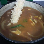 ほの香 - カレーうどんのえび天乗せ。