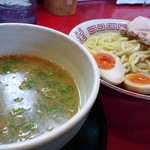 ラーメンたんろん - トリプル白湯つけ麺(2012/9)