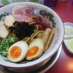 ラーメンたんろん - 秋刀魚ブラックまぜそば(2012/10)