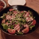 お好み焼き・鉄板料理 わらや - ローストビーフサラダ