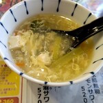 広東飯店　美香園 - ビーフンにはスープ付き