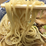 長州ラーメン万龍軒 - 中細麺