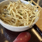 釜あげうどん 団平 - ごぼう天うどん