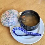 中華料理 信悦 - ランチコース百合根の薬膳スープ