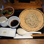 じき - 天然なめこおろし蕎麦（蕎麦はもう１種提供されました）