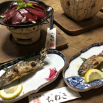 ちわき - 鹿の焼肉/川魚の塩焼き