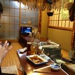 Fujiya - 奥の畳部屋、その更に奥が厨房