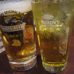 Akita - 生ビールと緑茶ハイ
