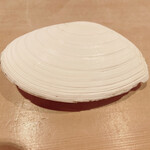 鮨 志の助 - 万寿貝を見せて頂きました