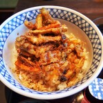 Suzumoto - 海老・帆立・イカ・野菜のかき揚げ丼